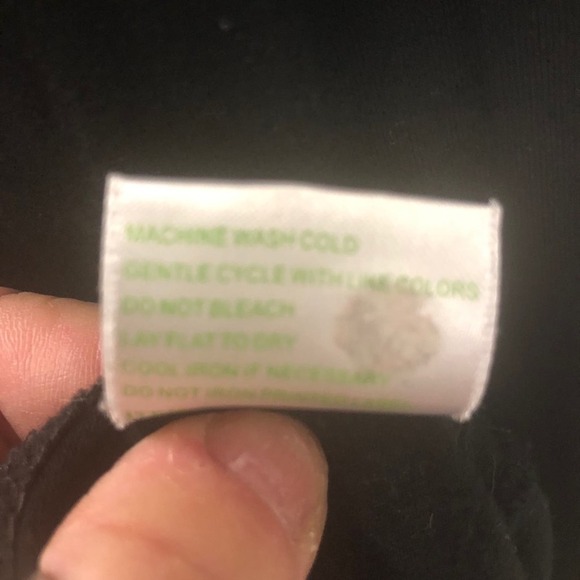 Garnet Hill Green Cotton Dress Womans L Black Long Sleeve Viscose Whimsy Goth - Picture 5 of 7